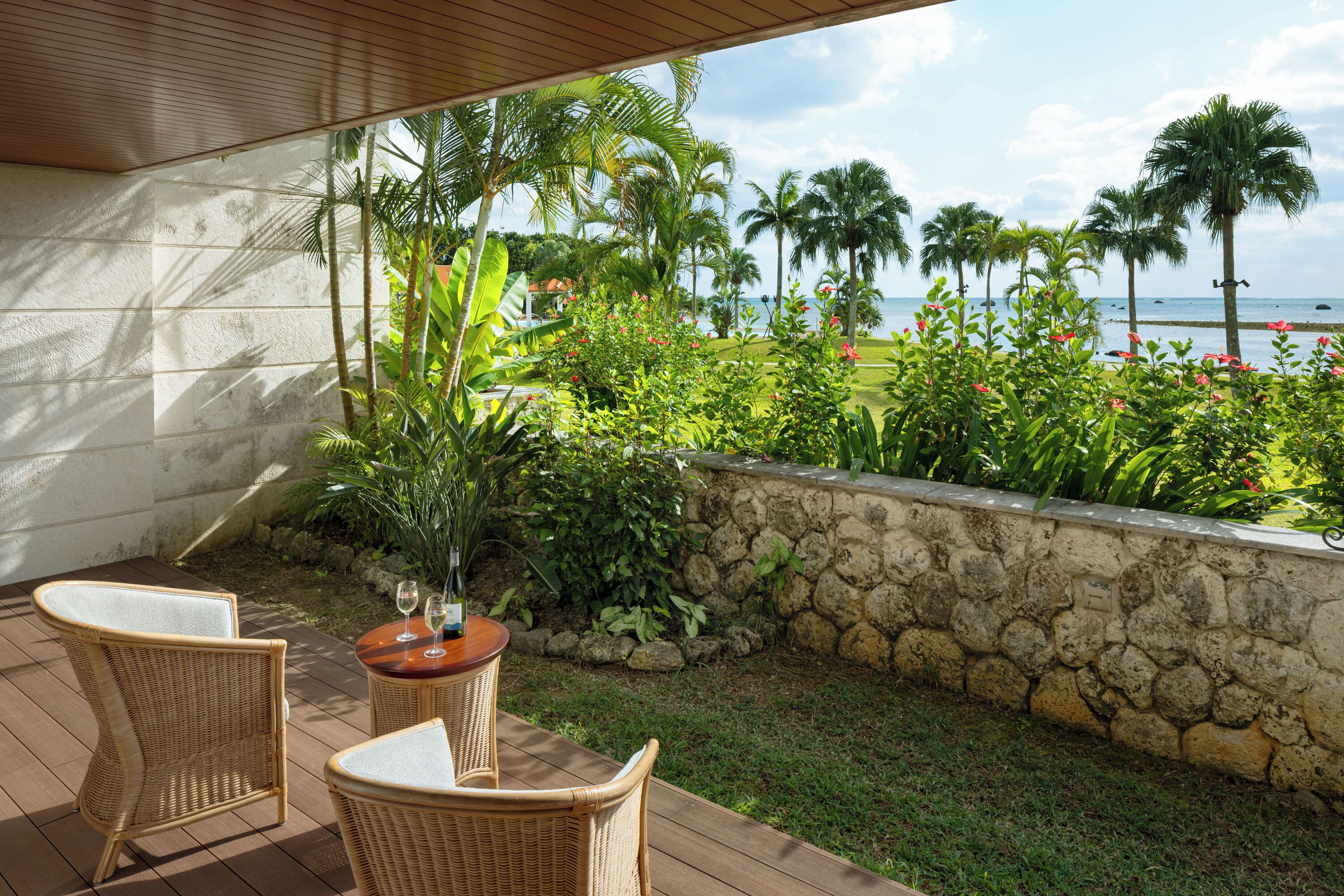 Uitzicht vanaf balkon