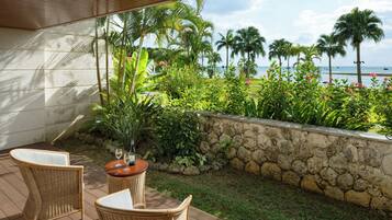 Uitzicht vanaf balkon