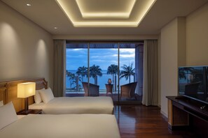 Luxe beddengoed, een kluis op de kamer, individueel gedecoreerd