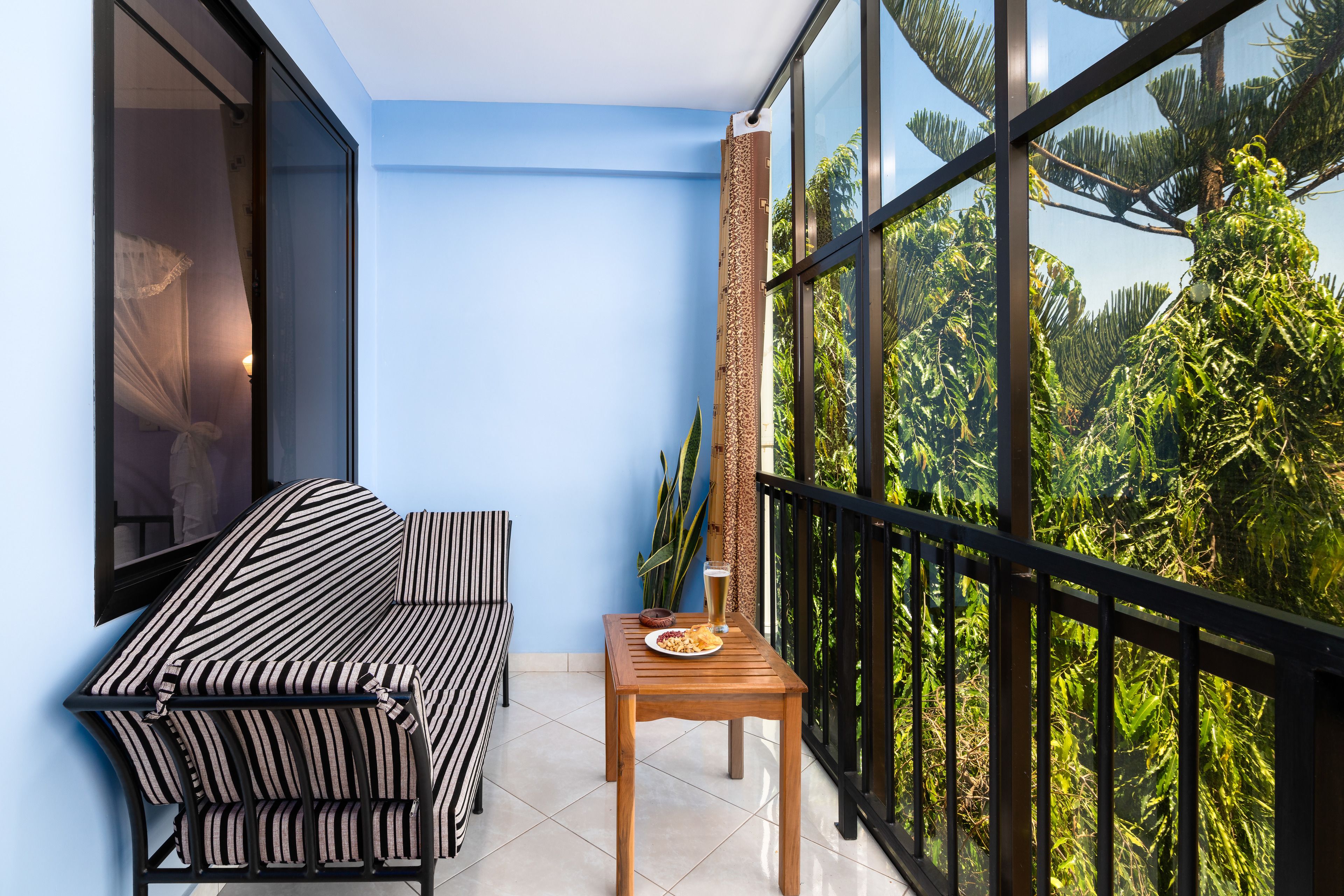 스탠다드 더블룸, 발코니 | 발코니 전망