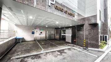 Free self parking, free valet parking