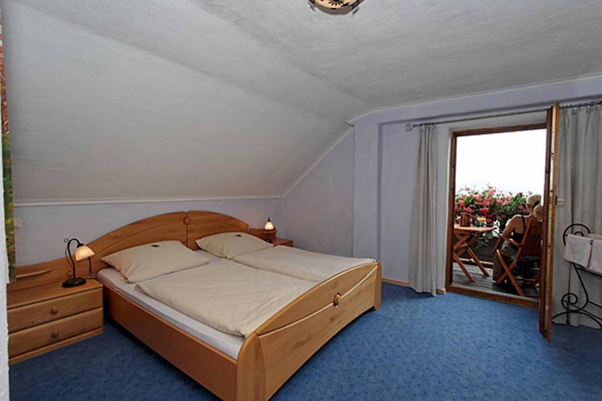 Chambre Double, balcon