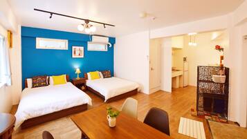 Apartment with Twin Room - 201 | 1 bedroom, free WiFi, bed sheets