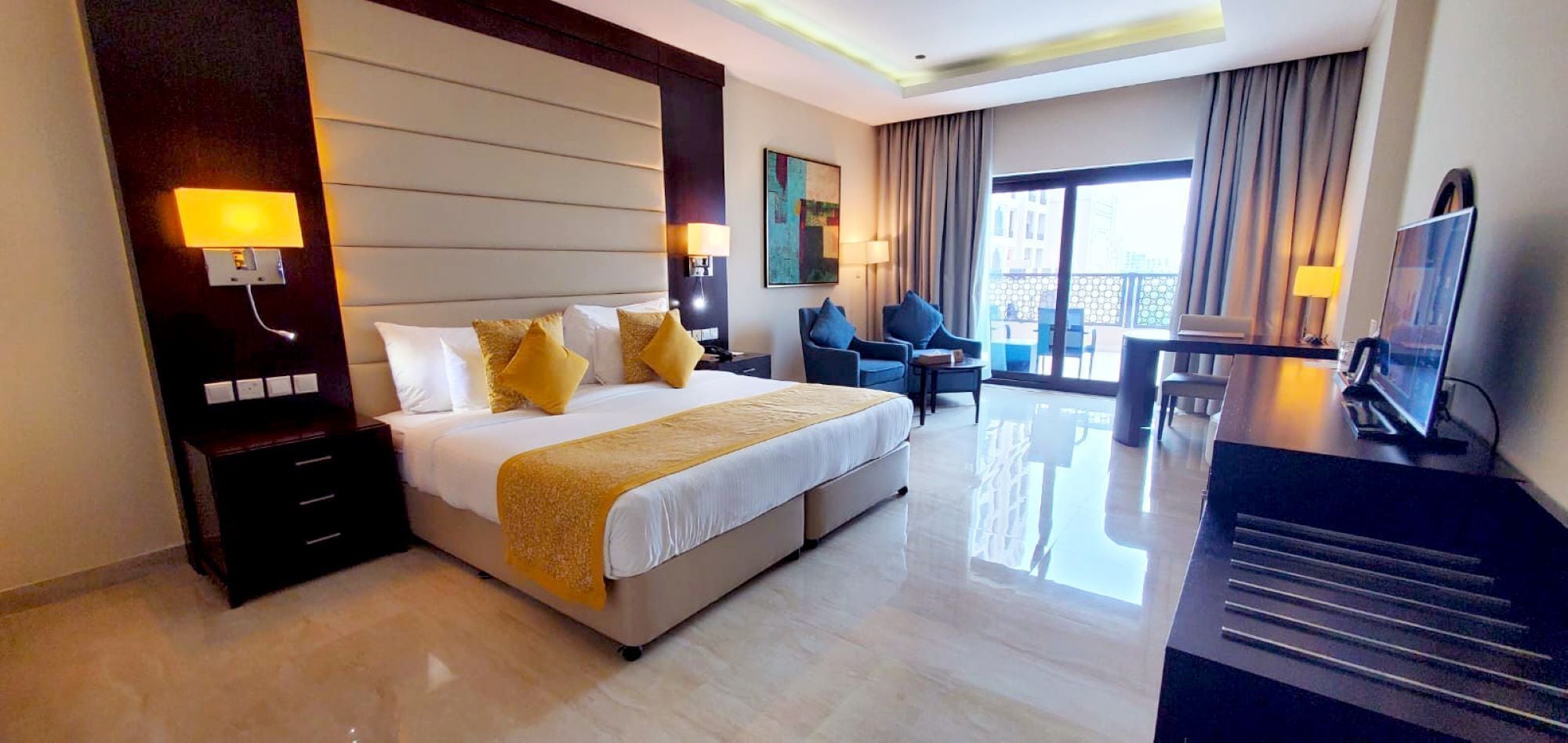 Kamar Premium, 1 Tempat Tidur King | Brankas, meja kerja, kedap suara, dan Wi-Fi gratis