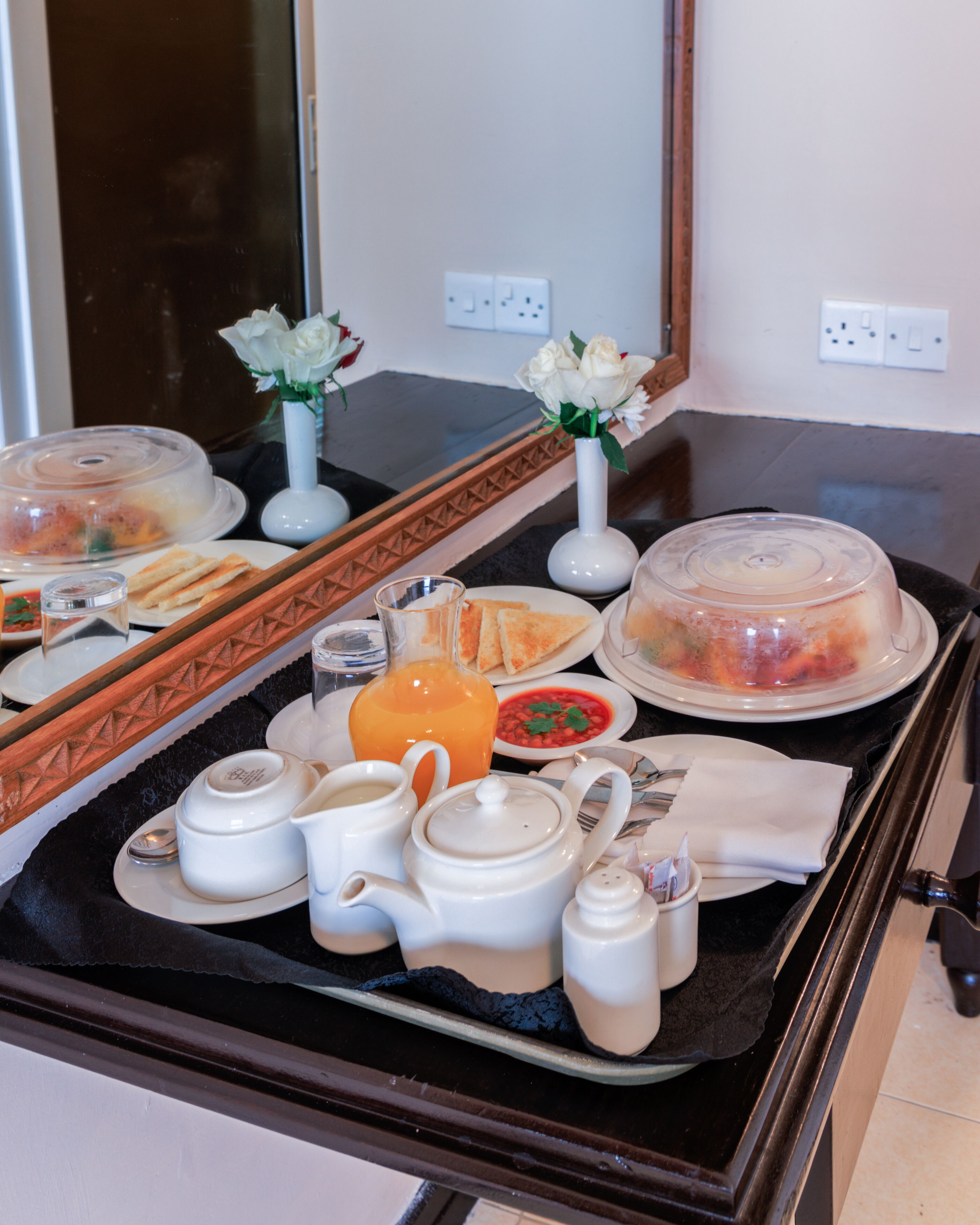 Daily buffet breakfast for a fee