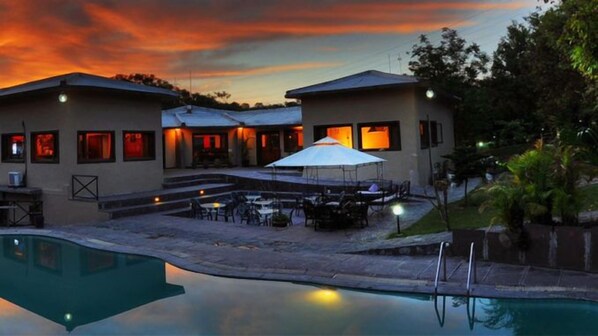 Suite, 1 Double Bed, Non Smoking, Pool View | Pool | 3 outdoor pools