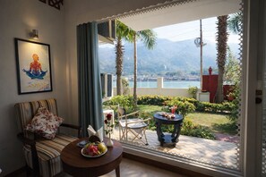 Deluxe Ganga view | Sábanas de algodón egipcio y ropa de cama de alta calidad