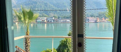 Premium Ganga view | View from room