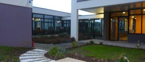 Front of property – evening/night