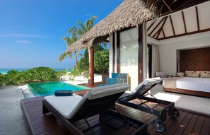 Family Pool Beach Villa | Kostenlose Minibar, Zimmersafe, individuell dekoriert