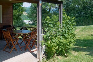 Chalet, 2 Bedrooms | Terrace/patio - Village de Gite - La Cascade (Sainte-Eulalie-d'Olt)