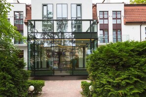 Majoituspaikan julkisivu