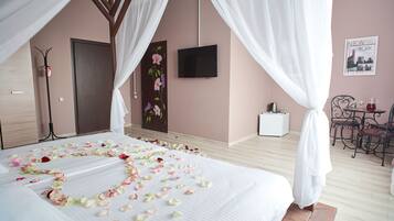 Kamar Junior | 1 kamar tidur, tirai kedap cahaya, Wi-Fi gratis, dan seprai linen