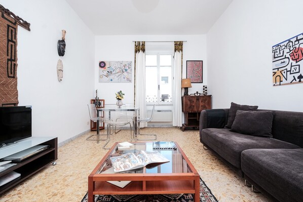 Appartement, 1 chambre | Coin séjour