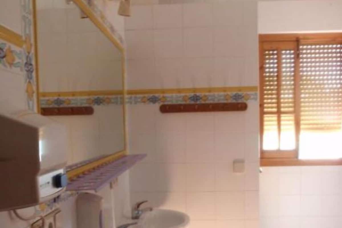 Een douche, handdoeken