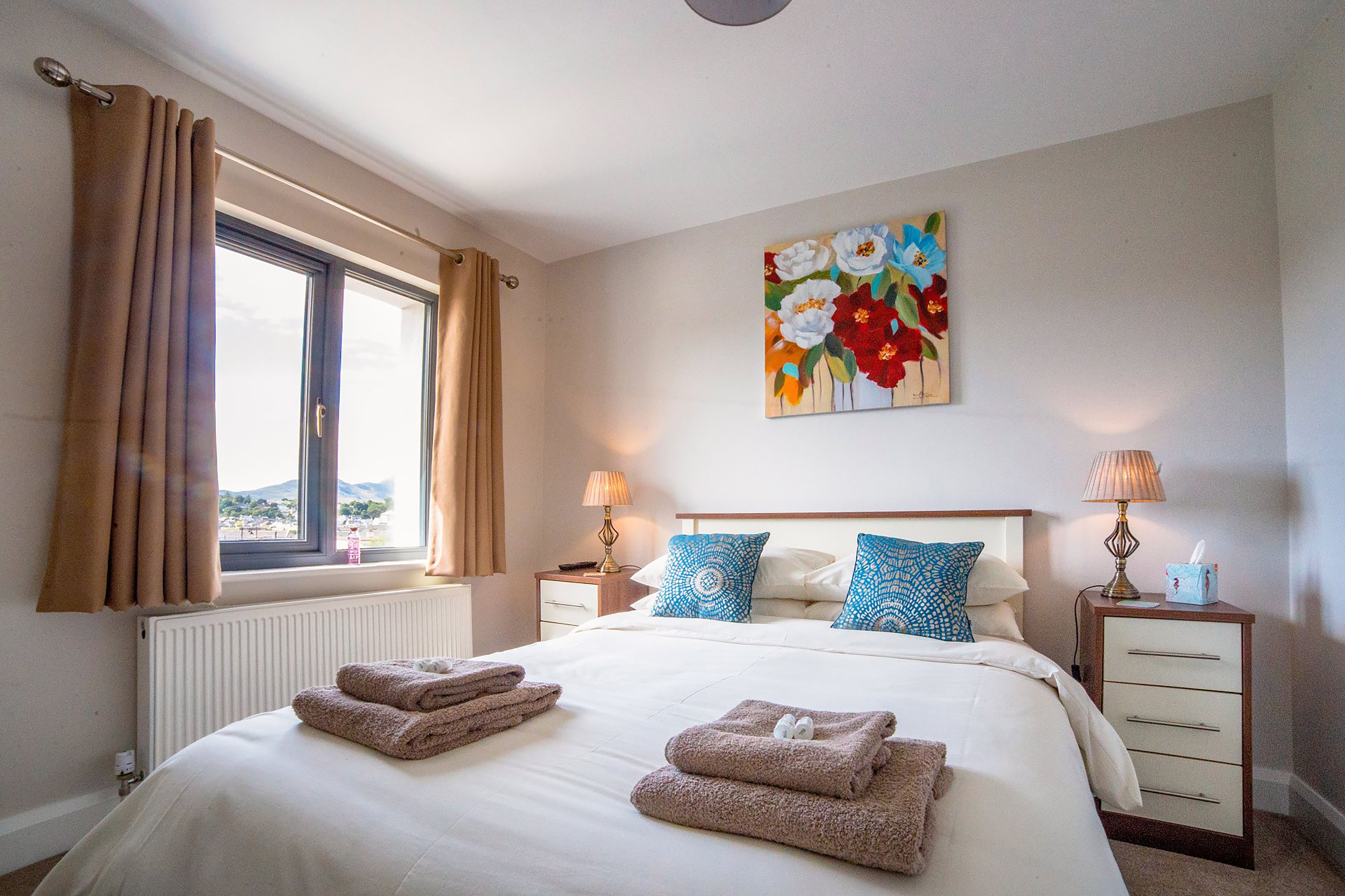 BEDROOM 1 - DOUBLE | Blackout curtains, soundproofing, iron/ironing board, free WiFi