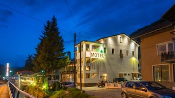 Front of property – evening/night