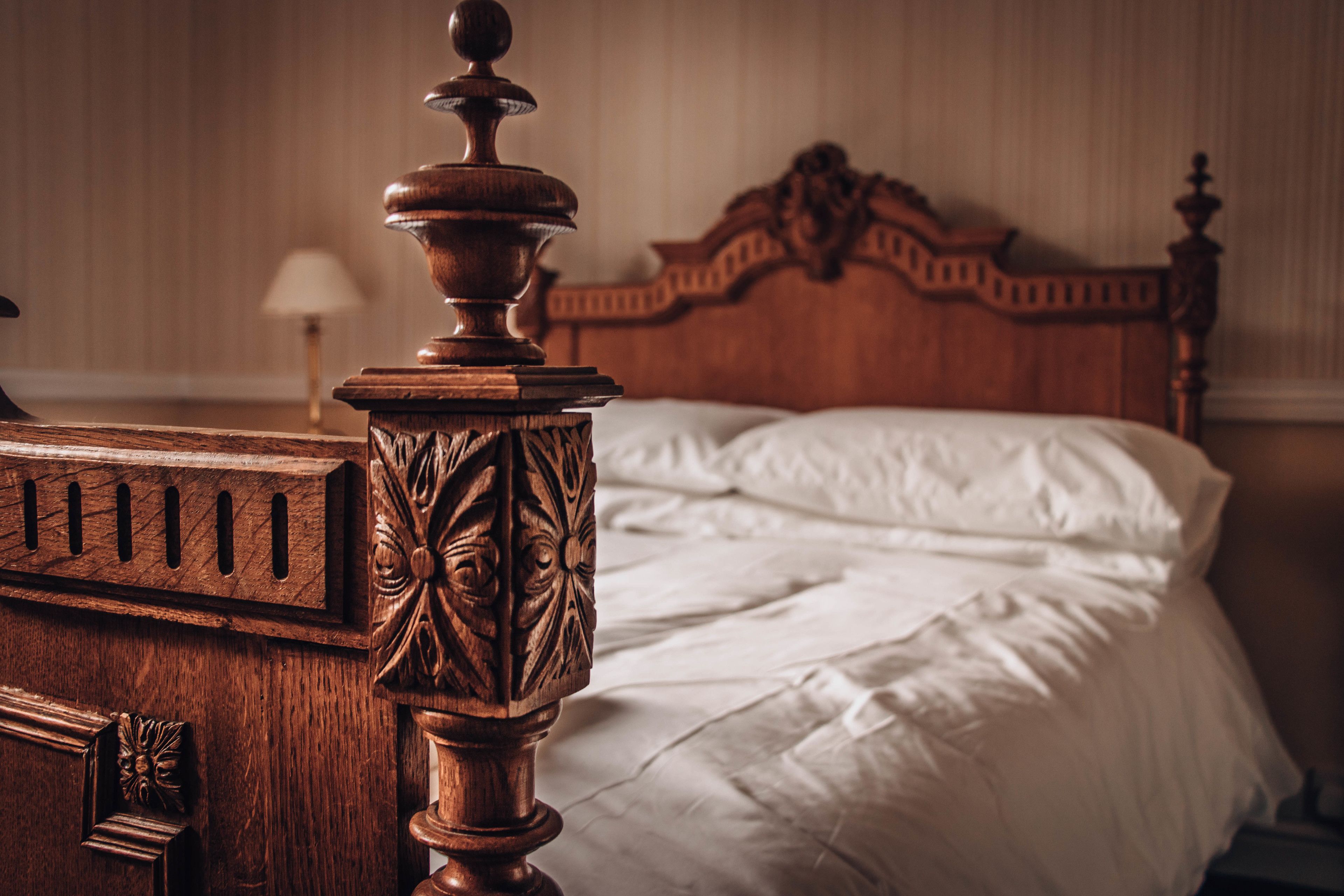 Phòng đôi cơ bản, 1 giường đôi | Bộ trải giường bằng vải cotton Ai Cập, bộ đồ giường cao cấp 