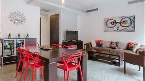 Apartment, 2 Bedrooms | Living area | Flat-screen TV
