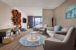 Superior Room Sea View | Literie de qualité supérieure, surmatelas, minibar