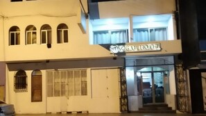 Front of property – evening/night