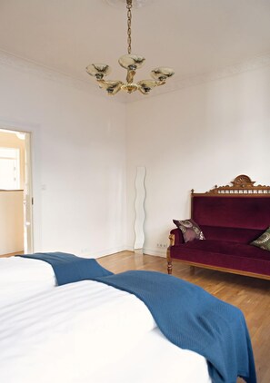 Appartement, 2 chambres, balcon (201) | Rideaux occultants, fer et planche à repasser, lits bébé (gratuits)
