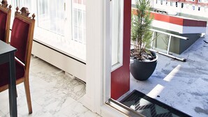 Apartment, 2 Bedrooms, Balcony (201) | Terrace/patio - Brattagata Guesthouse Apartments (Reykjavik)