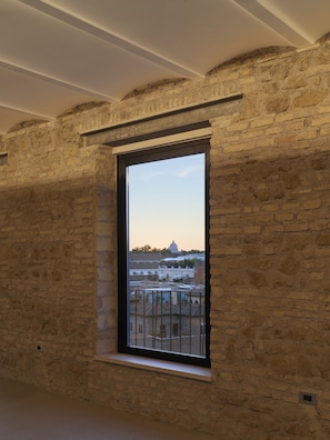 Blick von der Unterkunft