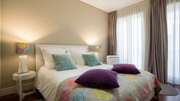Apartment, 1 Bedroom, Balcony | 1 bedroom, desk, iron/ironing board, cribs/infant beds