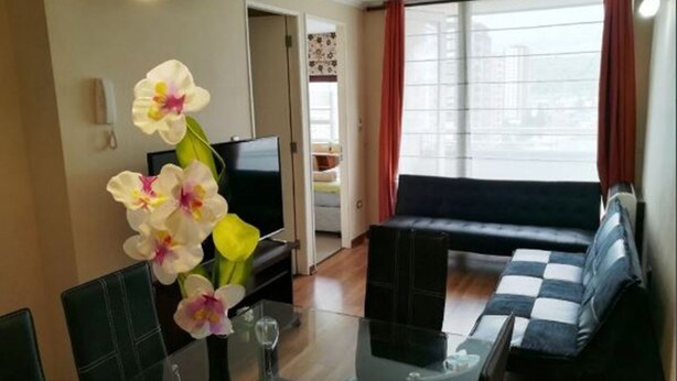Family Apartment, 2 Bedrooms, Non Smoking, Private Bathroom | Living area - Departamento Caburgua Temuco (Temuco)