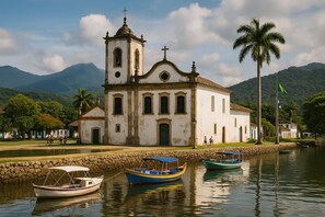 City view from property - Pousada dos Navegantes (Paraty)