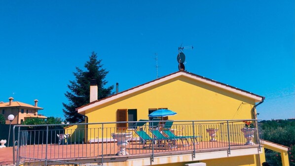 Fassade der Unterkunft