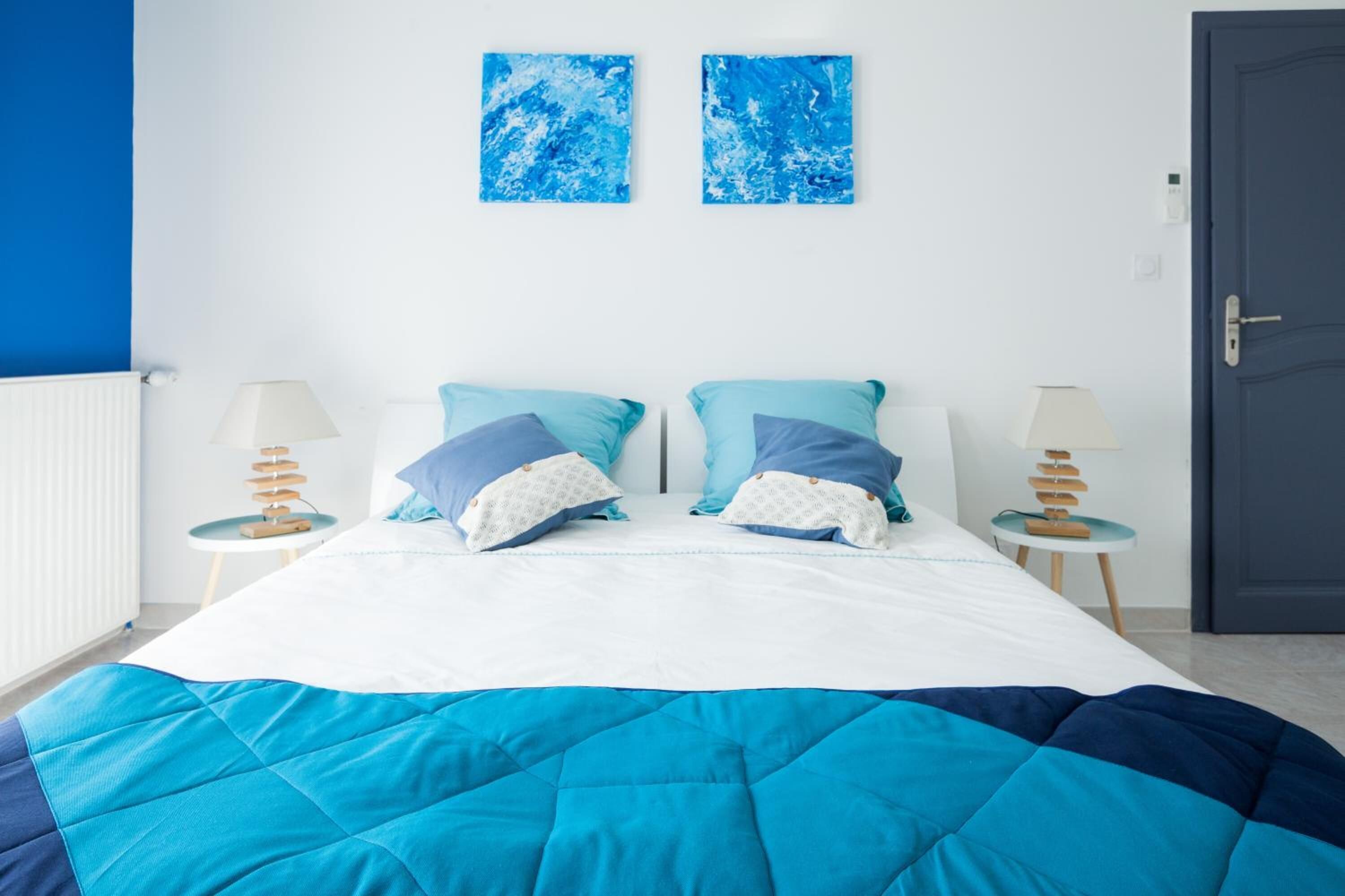 Premium bedding, individually decorated, desk, blackout curtains