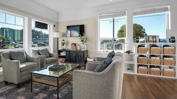 Sitteområde i lobbyen