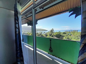 Standard Apartment, 1 Queen Bed with Sofa bed, Air conditioning, Lagoon View | View from room - Fare Arana Moorea Guesthouse (Moorea-Maiao)