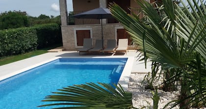 TOP LOCATED LUXURY HOUSE WITH SEA VIEW AND POOL , 300m FROM SEA 