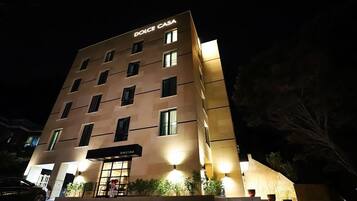 Front of property – evening/night