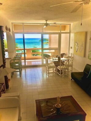 Älytelevisio, DVD-soitin, kirjoja, videokirjasto