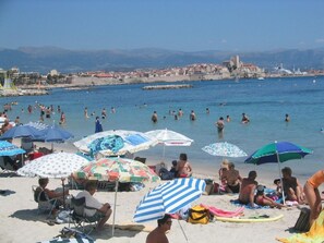 On the beach