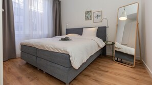 2 bedrooms, iron/ironing board, travel crib, free WiFi
