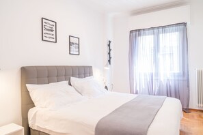 Apartamento | 3 quartos, roupas de cama premium, edredons de pluma
