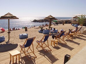 Accommodatie ligt op het strand