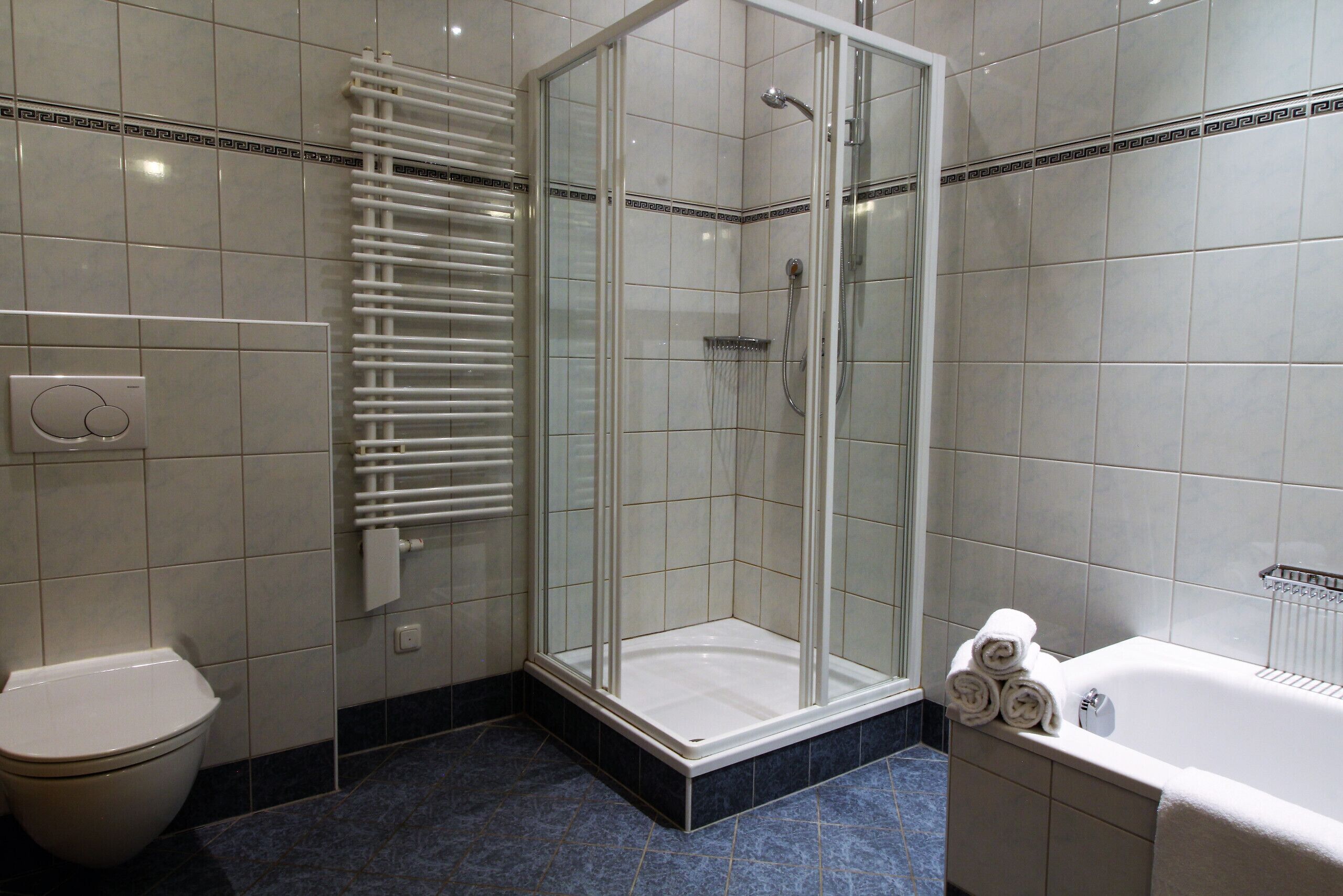 Badewanne, Handtücher