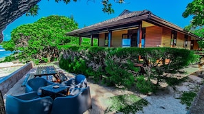 Standard Bungalow, 2 Bedrooms, Sea View | 2 bedrooms, hypo-allergenic bedding, in-room safe