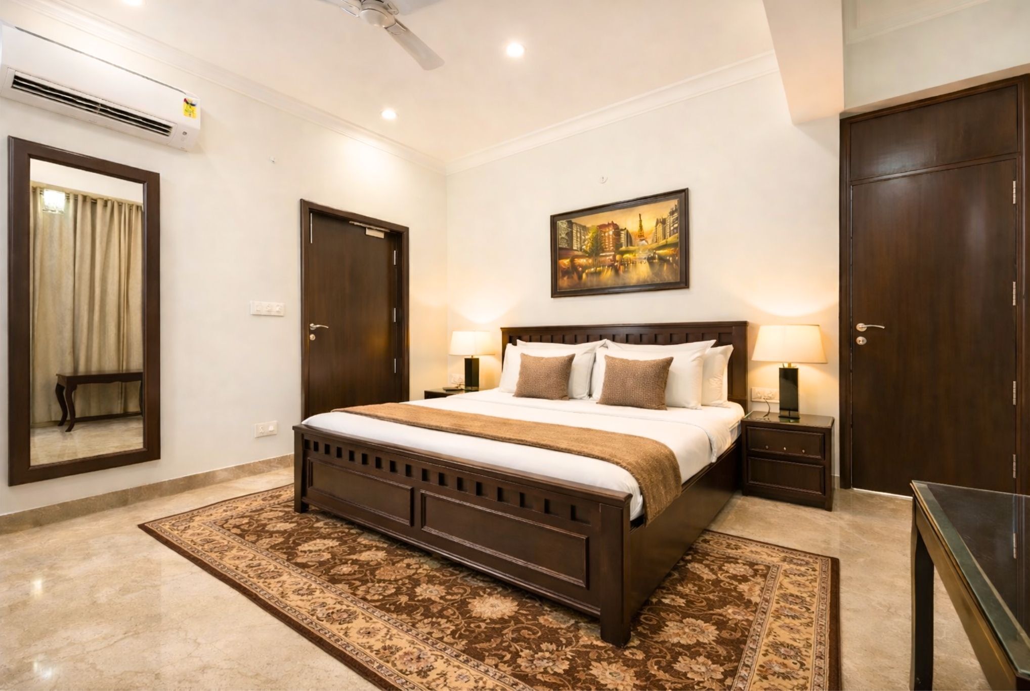 Executive Double Room, 1 Bedroom, Private Bathroom, Garden View | 2 bedrooms, in-room safe, individually decorated, individually furnished