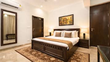Executive Double Room, 1 Bedroom, Private Bathroom, Garden View | 2 bedrooms, in-room safe, individually decorated, individually furnished