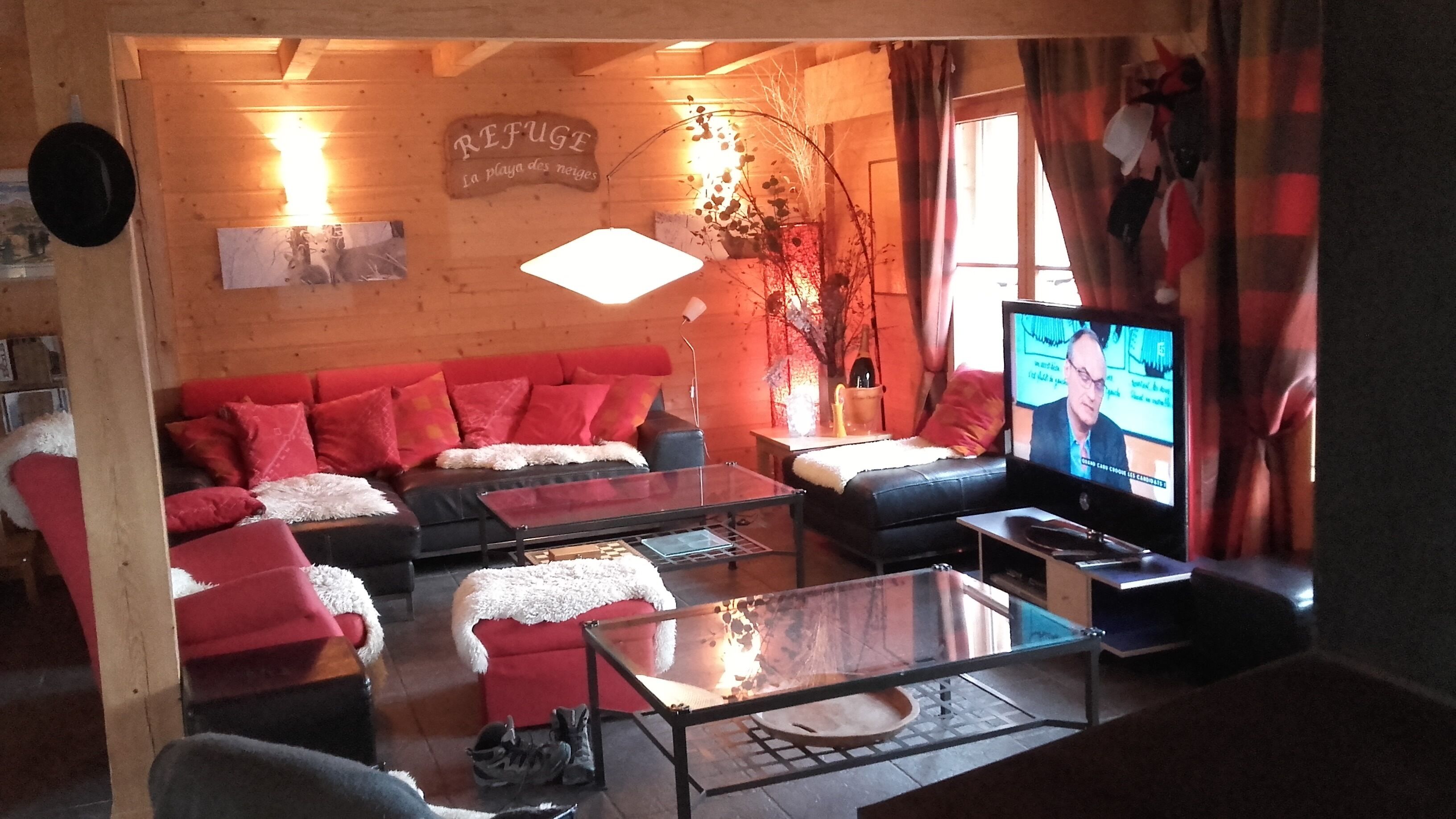 TV, fireplace, DVD player, foosball