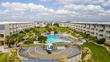 Indoor pool, outdoor pool