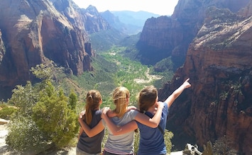 Zions Canyon is within an hour's drive!