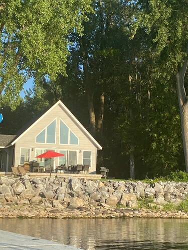 Beautiful  camp nestled at the end of a dead end road.